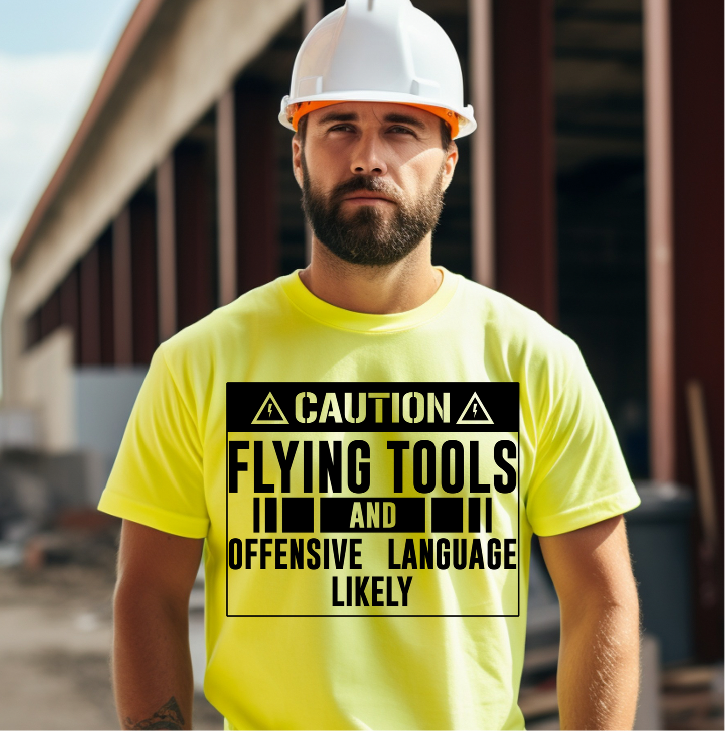 Caution Flying Tools